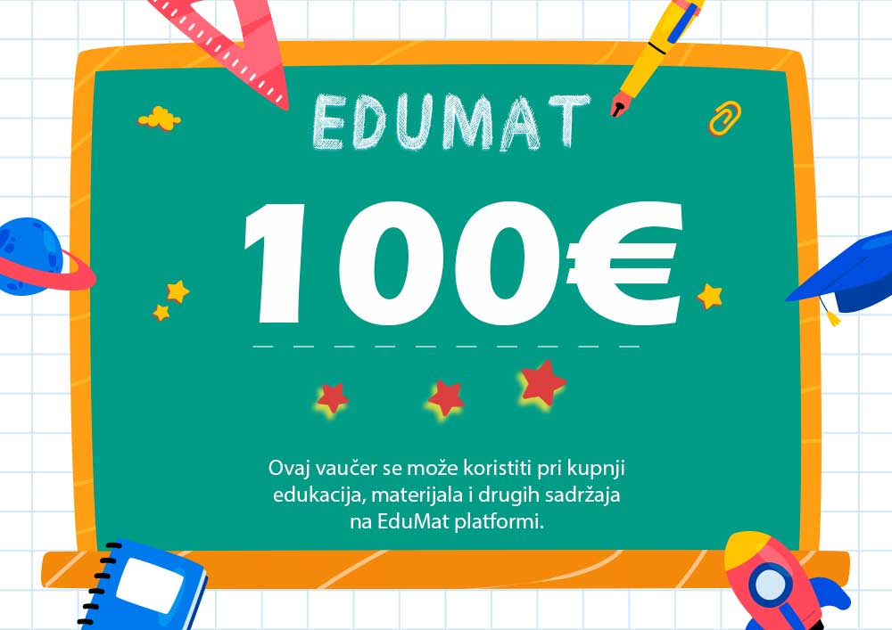 EduMat vaučer 100