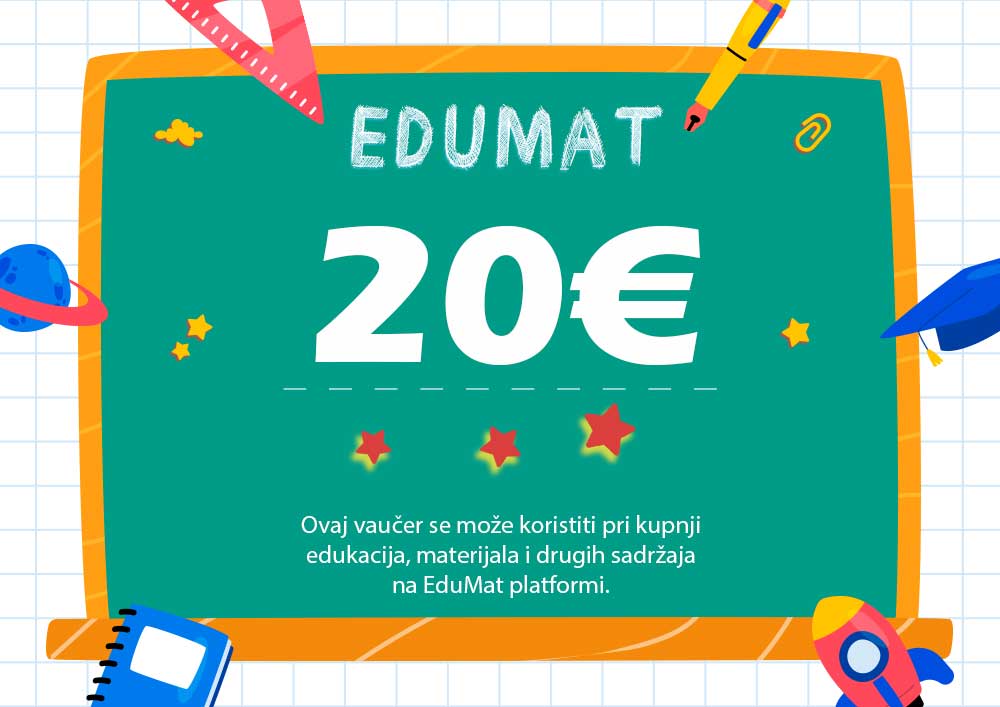 EduMat vaučer 20