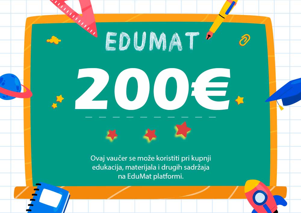 EduMat vaučer 200