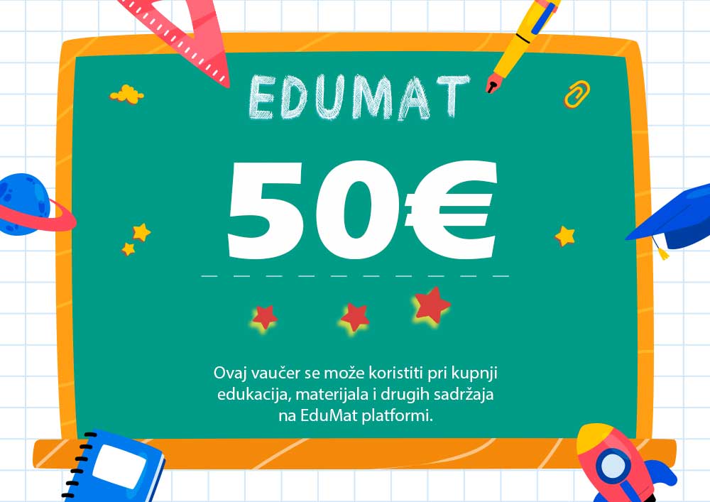 EduMat vaučer 50